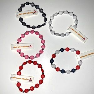 NWT lot of 5 St. Louis‎ Cardinals MLB TRRTLZ Friendship Bracelets Various Colors
